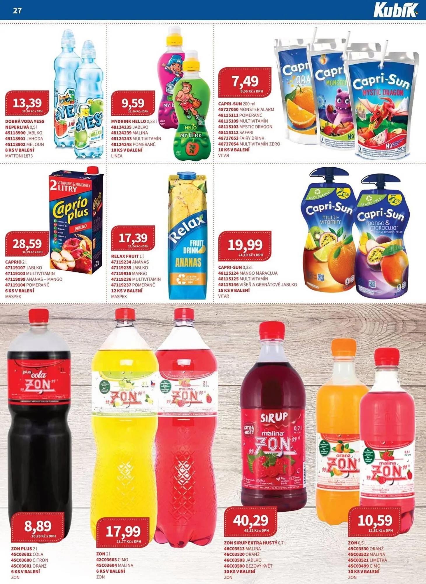 Kubík potraviny leták - 1. listopadu 30. listopadu 2025 - Page 27