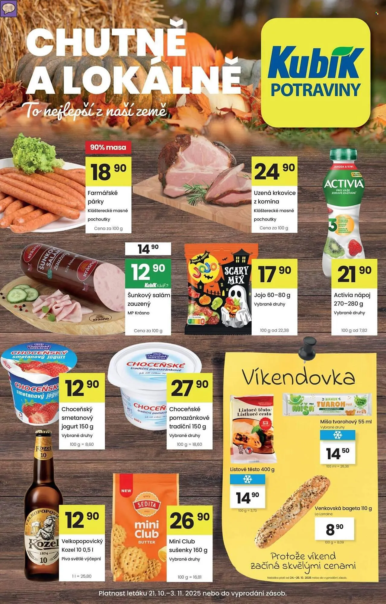 Kubík potraviny leták - 1