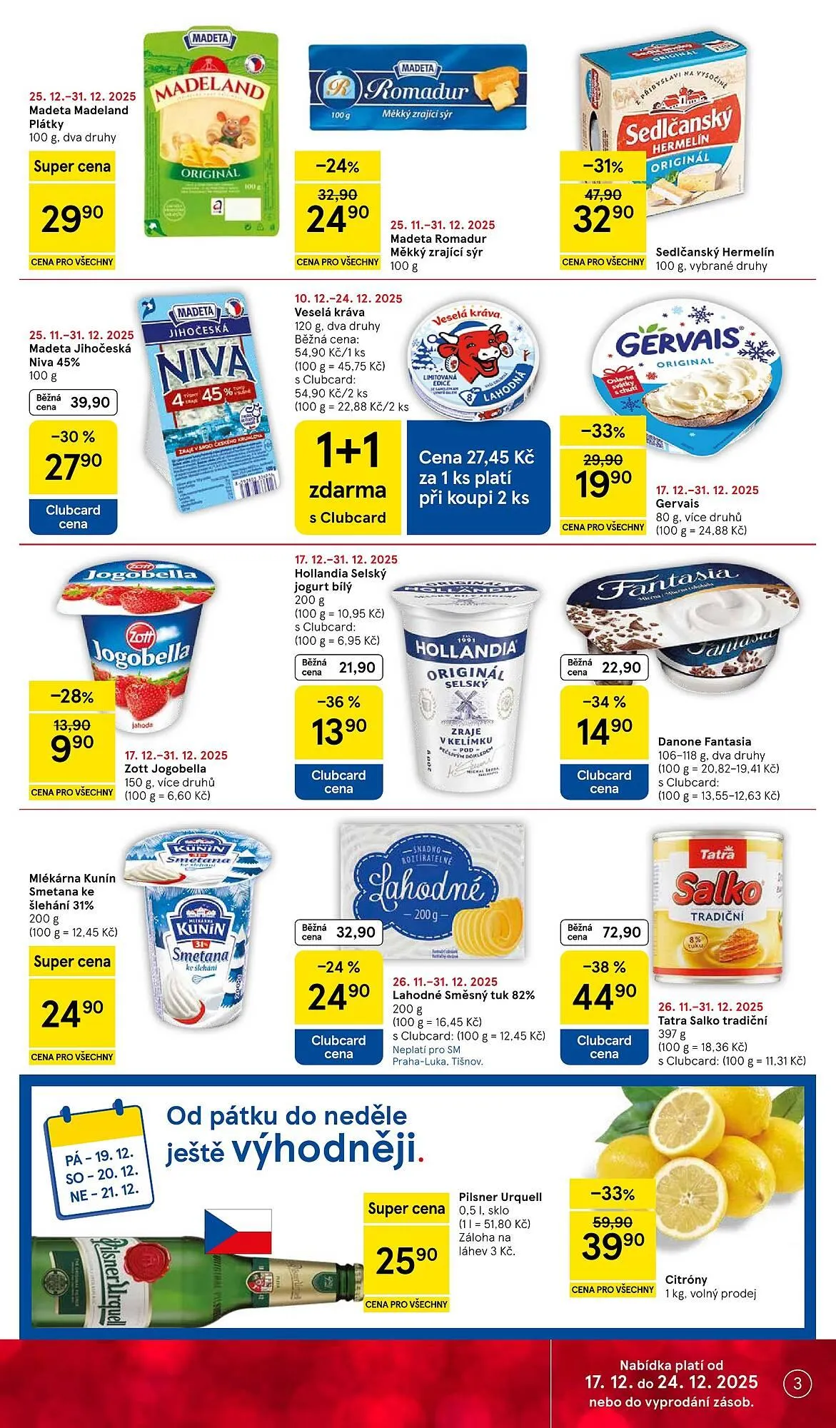 Tesco leták - 17. prosince 24. prosince 2025 - Page 3