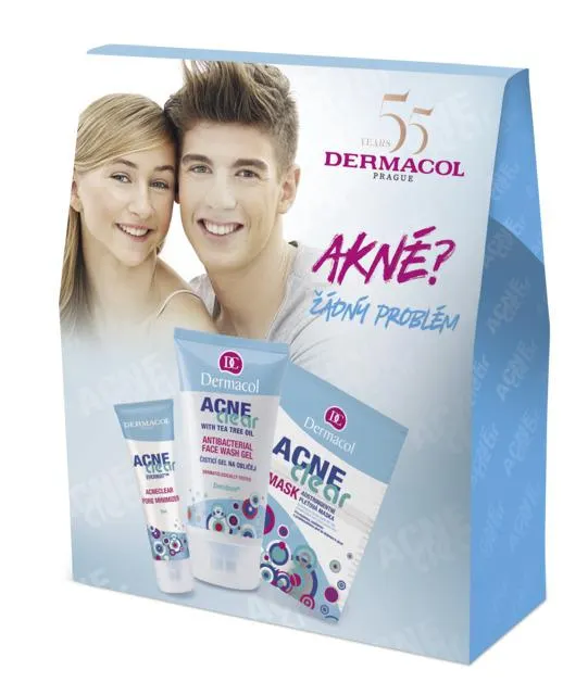 Dárkový balíček Acneclear - pleťová maska, mycí gel, krém