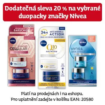 Nivea Q10 Power Denní a noční krém proti vráskám 2 x 50ml. Zadejte v košíku EAN kuponu: 20580 a uplatněte dodatečnou slevu 20 %