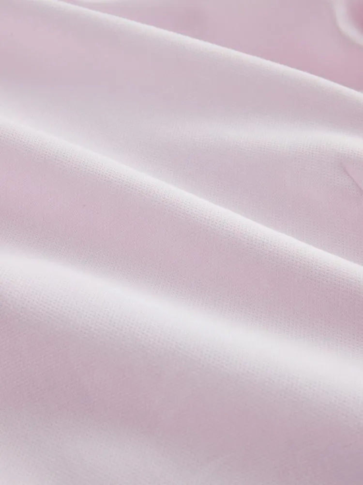 Světle růžová - Slim Fit - Elegantní texturovaná košile se snadnou péčí a jednoduchými manžetami