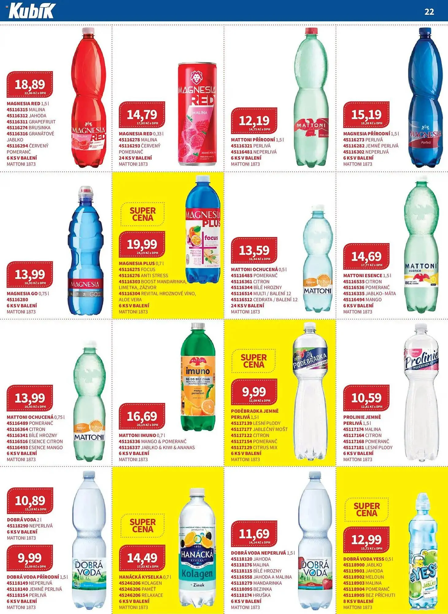 Kubík potraviny leták - 1. dubna 30. dubna 2026 - Page 22