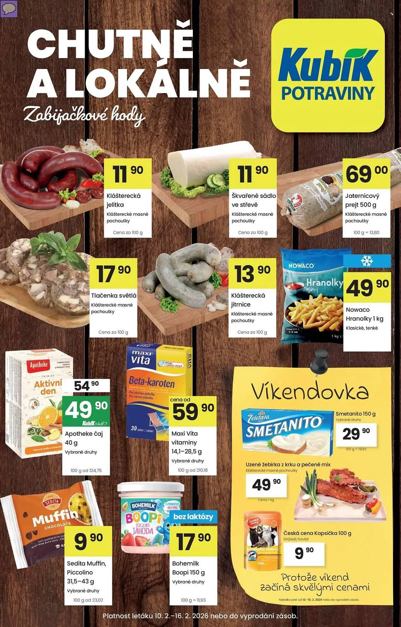 Kubík potraviny leták - 1