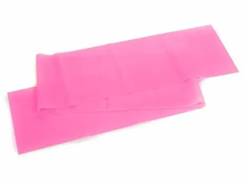 SPORTWELL Flexaband 100 x 15 cm, střední tuhost, růžový