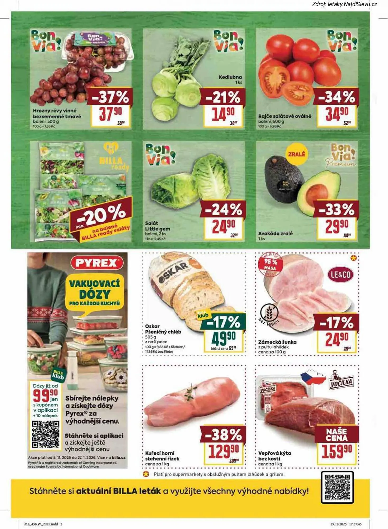 Billa leták - 5. listopadu 11. listopadu 2025 - Page 2