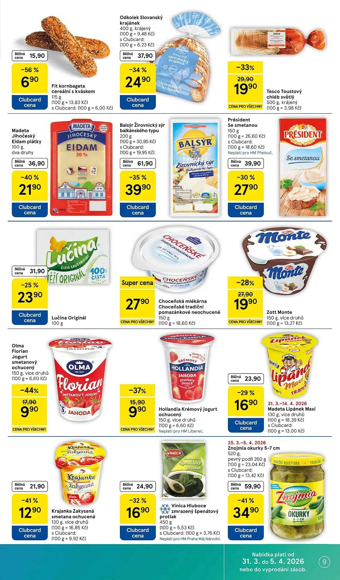 Tesco leták - 31. března 5. dubna 2026 - Page 9