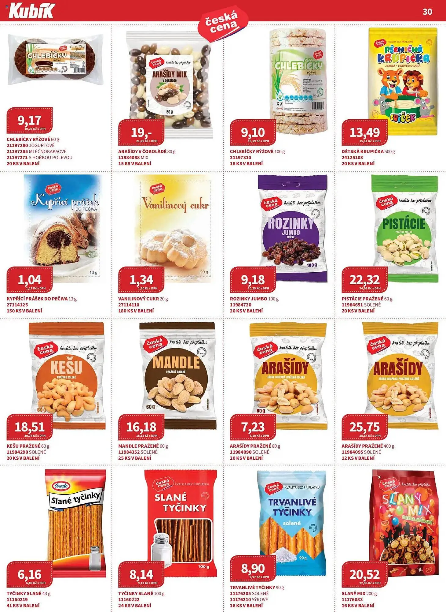 Kubík potraviny leták - 1. dubna 30. dubna 2026 - Page 30