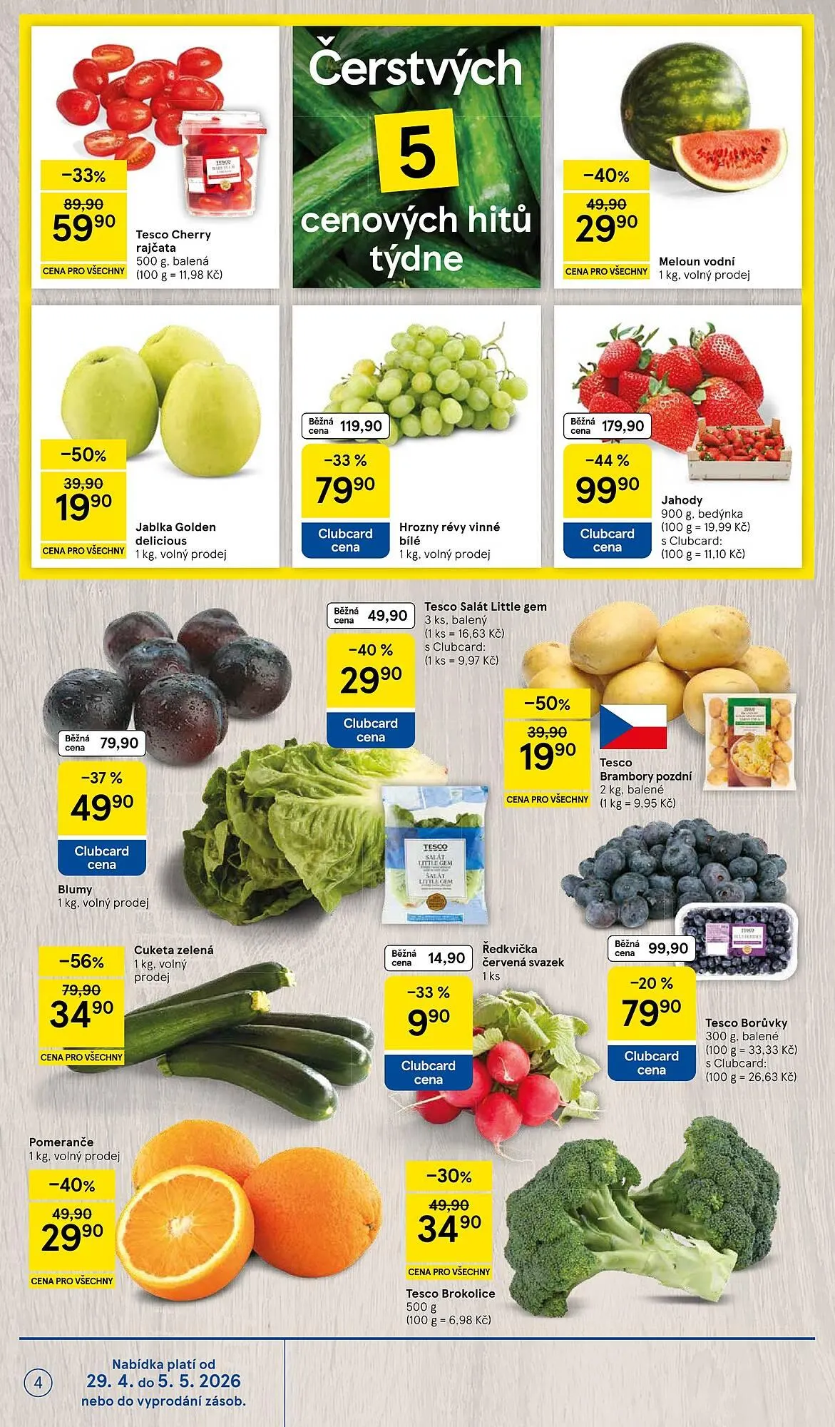 Tesco leták - 29. dubna 5. května 2026 - Page 4