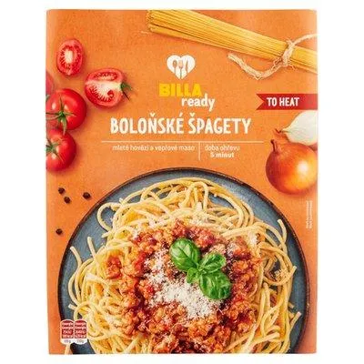 BILLA Ready Boloňské špagety 350g