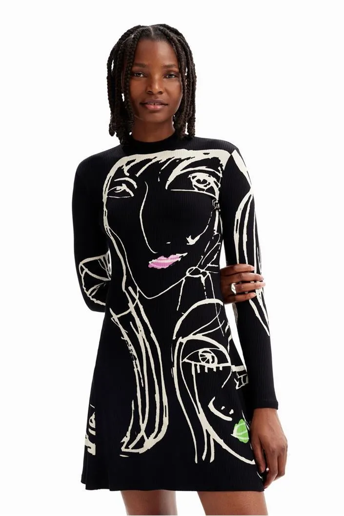 šaty Desigual Jordina negro