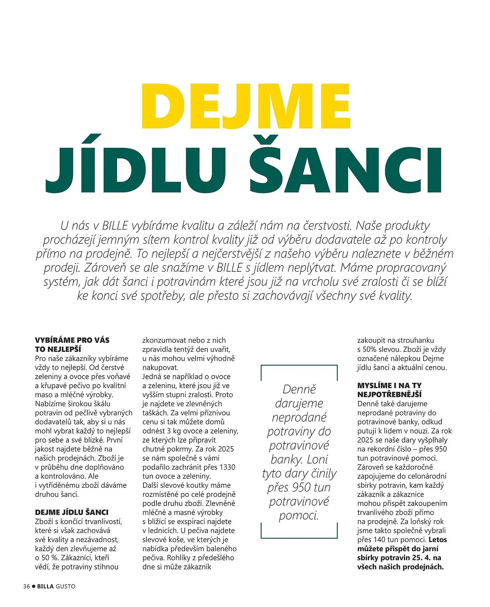 Billa leták - 1. března 31. května 2026 - Page 36