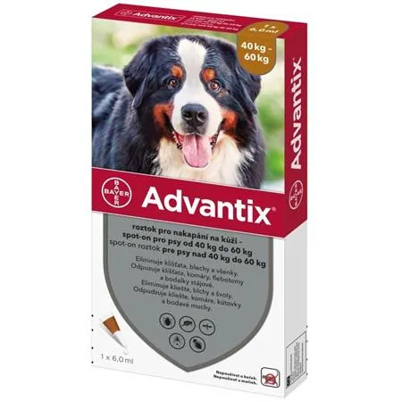 Advantix spot-on pro psy 40-60 kg 1x 6 ml