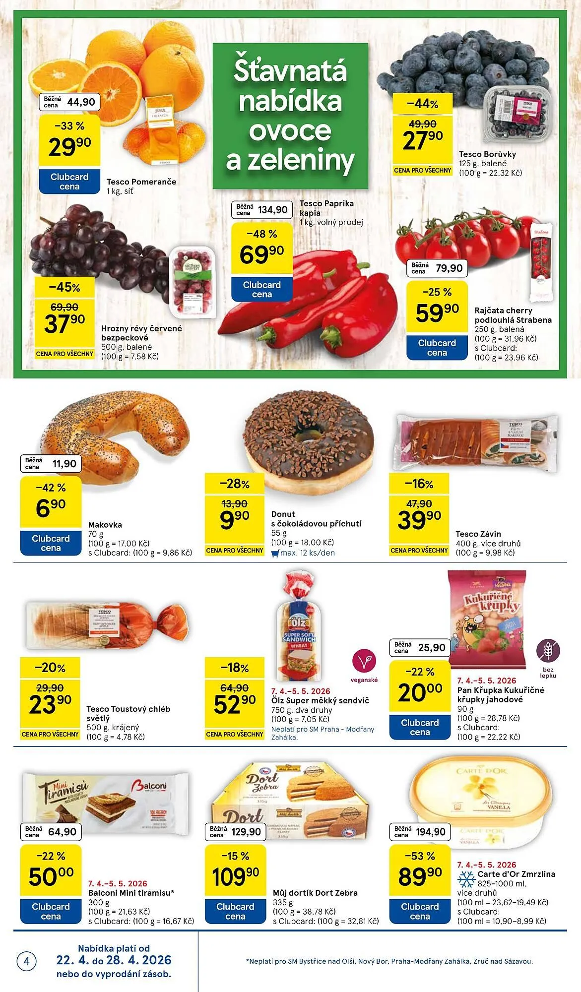 Tesco leták - 22. dubna 28. dubna 2026 - Page 4