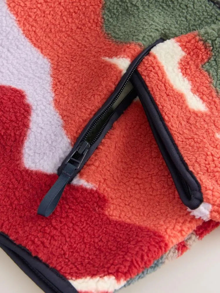 Mountain Print - Bunda Active s potiskem z Látky borg