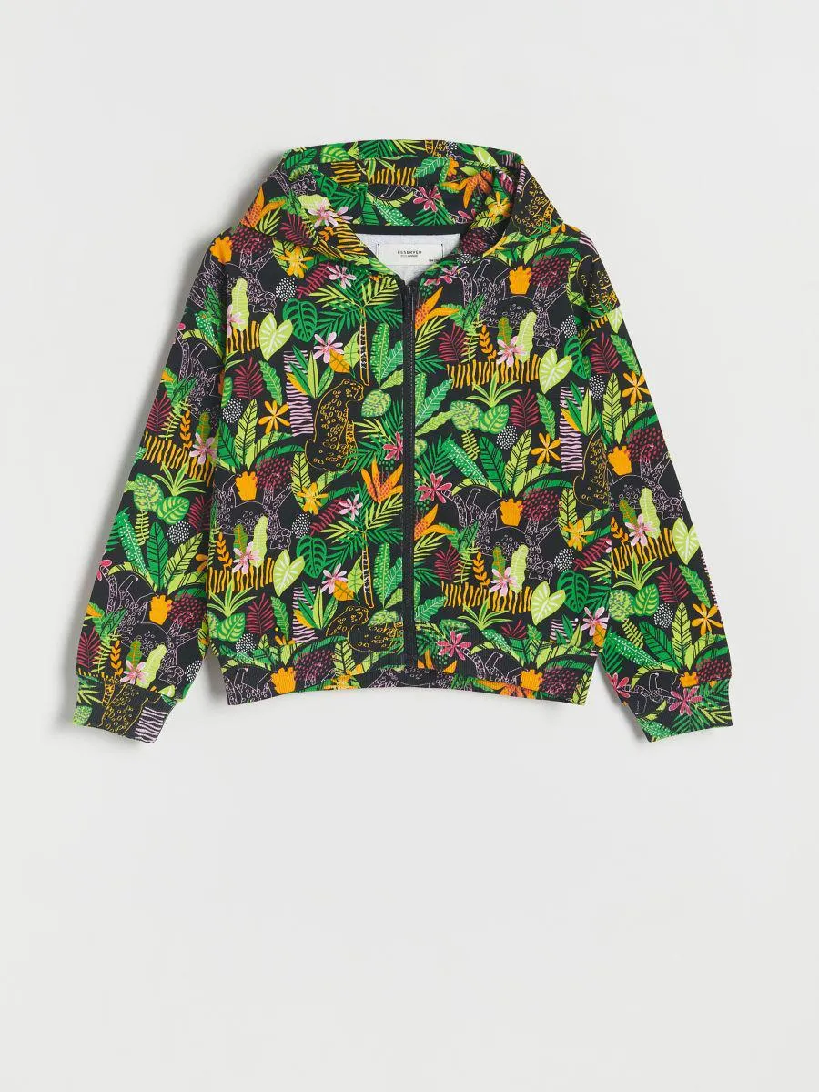 Bavlněná mikina s kapucí