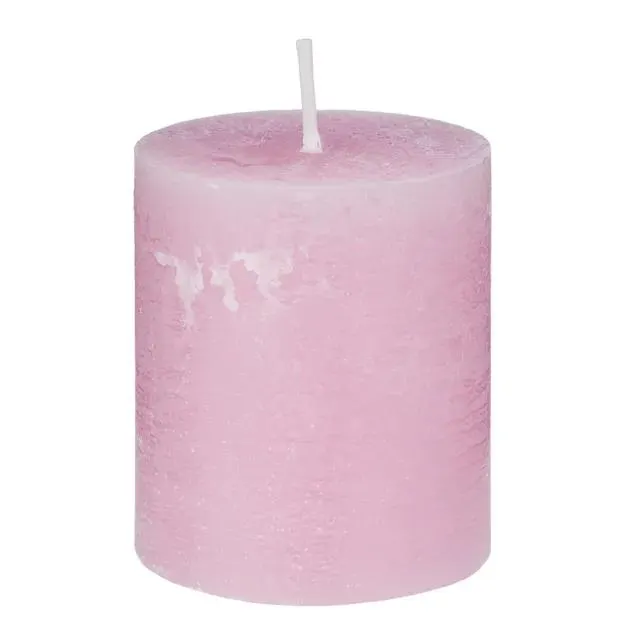 RUSTIC Svíčka 8 cm - starorůžová