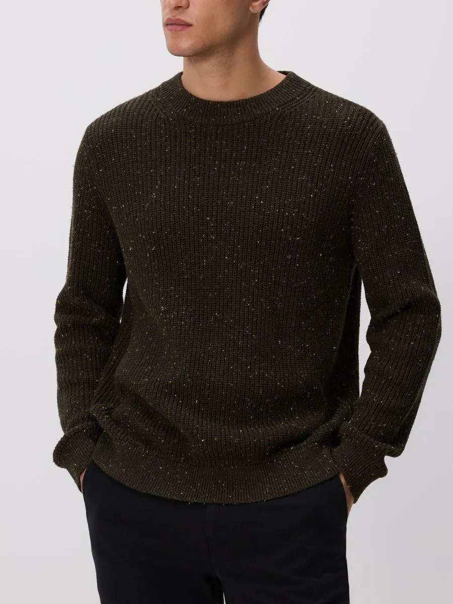 Strukturální svetr z bavlny