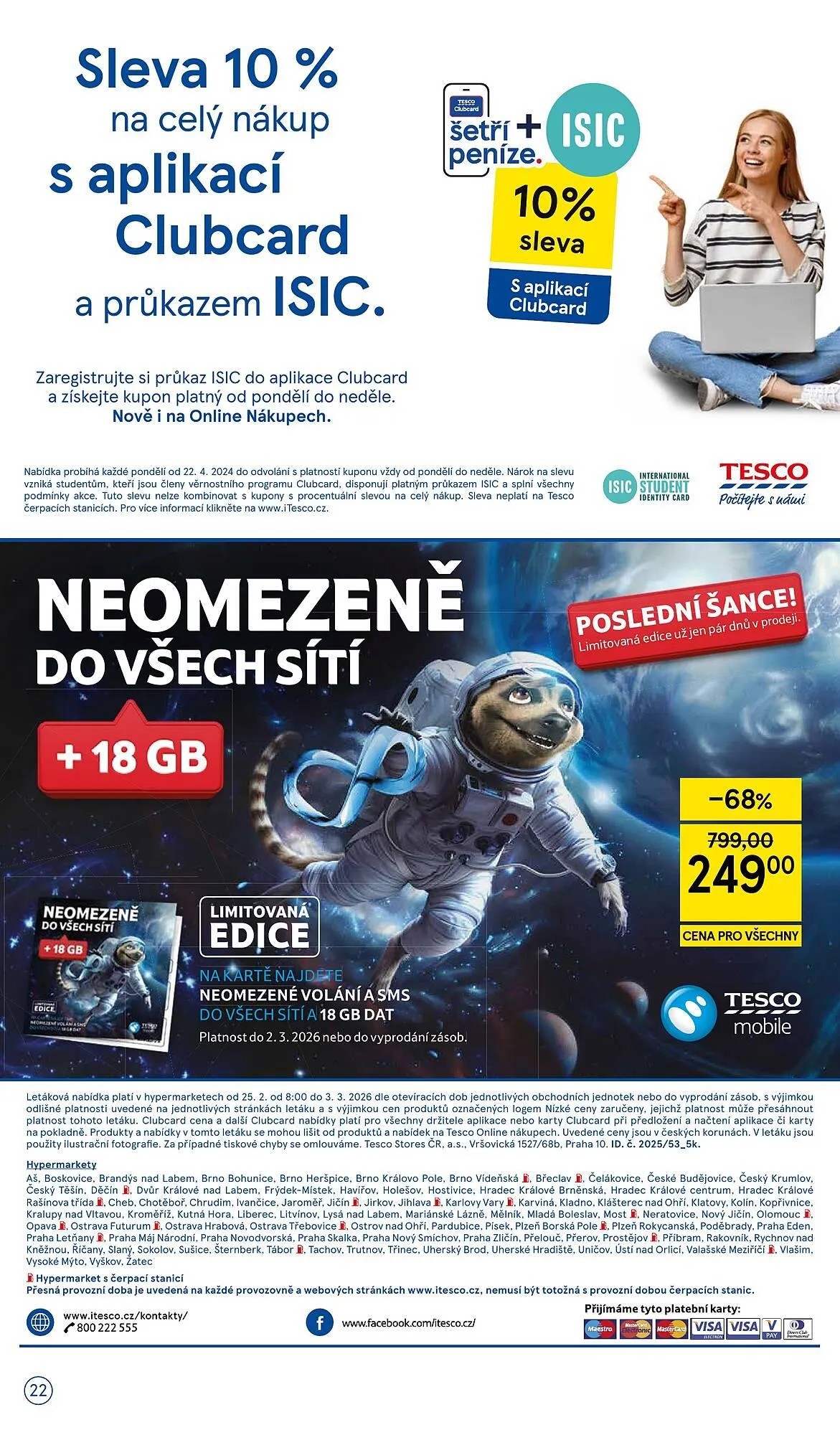 Tesco leták - 25. února 3. března 2026 - Page 22