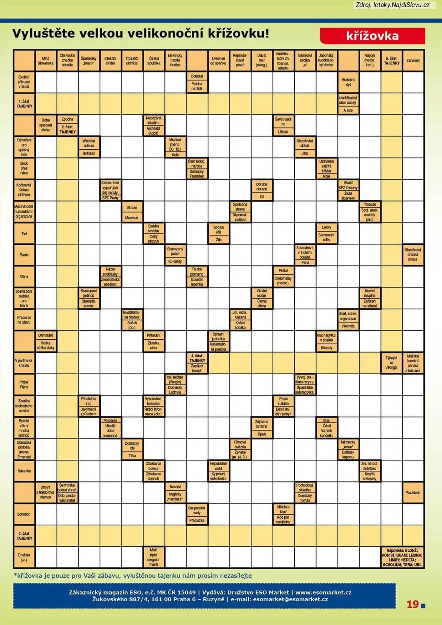 ESO MARKET leták - 1. dubna 7. dubna 2026 - Page 19