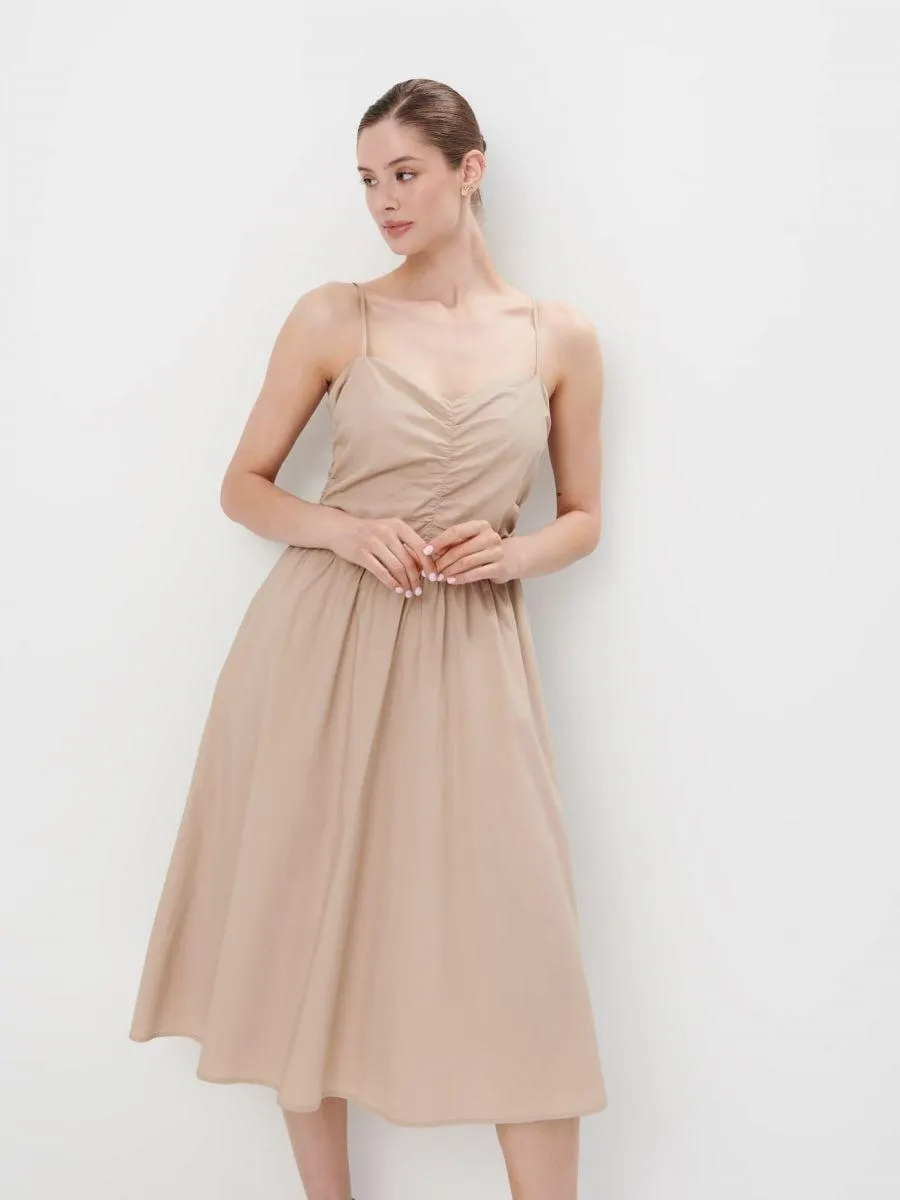 Rochie midi din bumbac