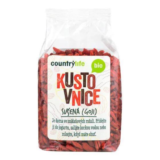 Kustovnice cizí sušená - goji 250 g BIO COUNTRY LIFE