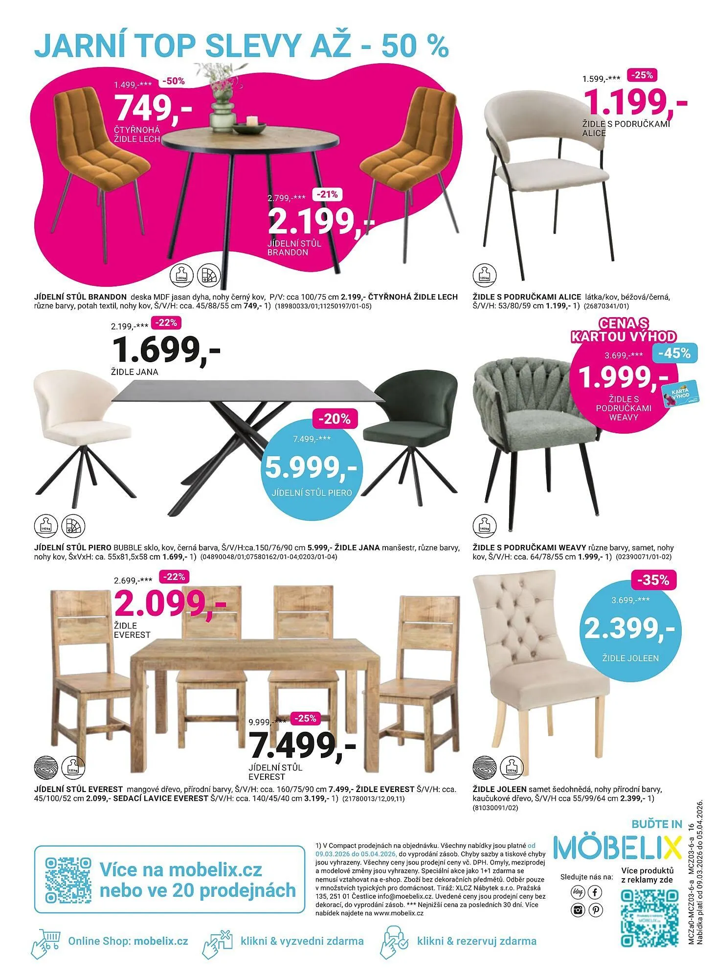 Möbelix leták - 9. března 5. dubna 2026 - Page 16