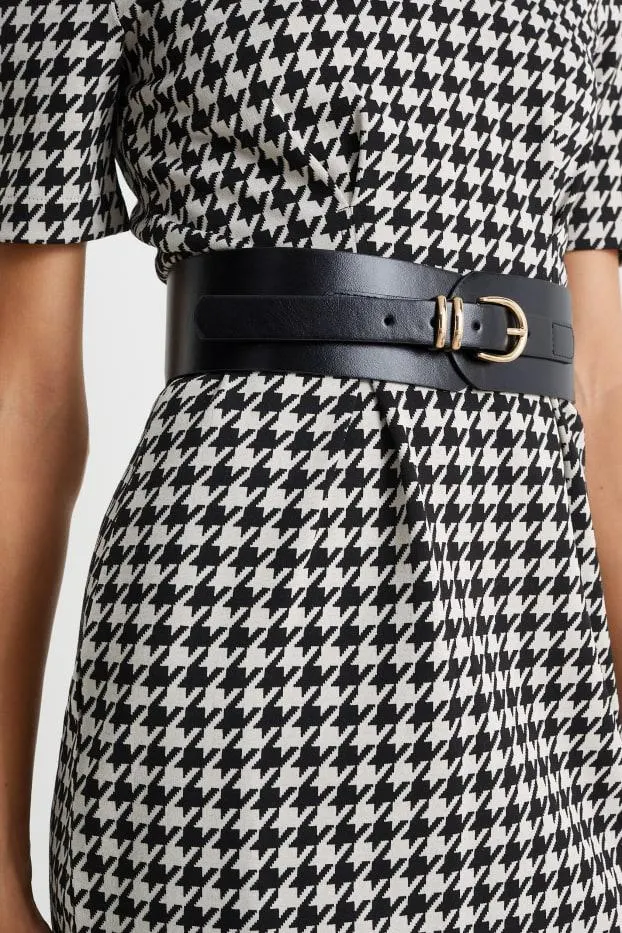 Dámský pásek - imitace kůže