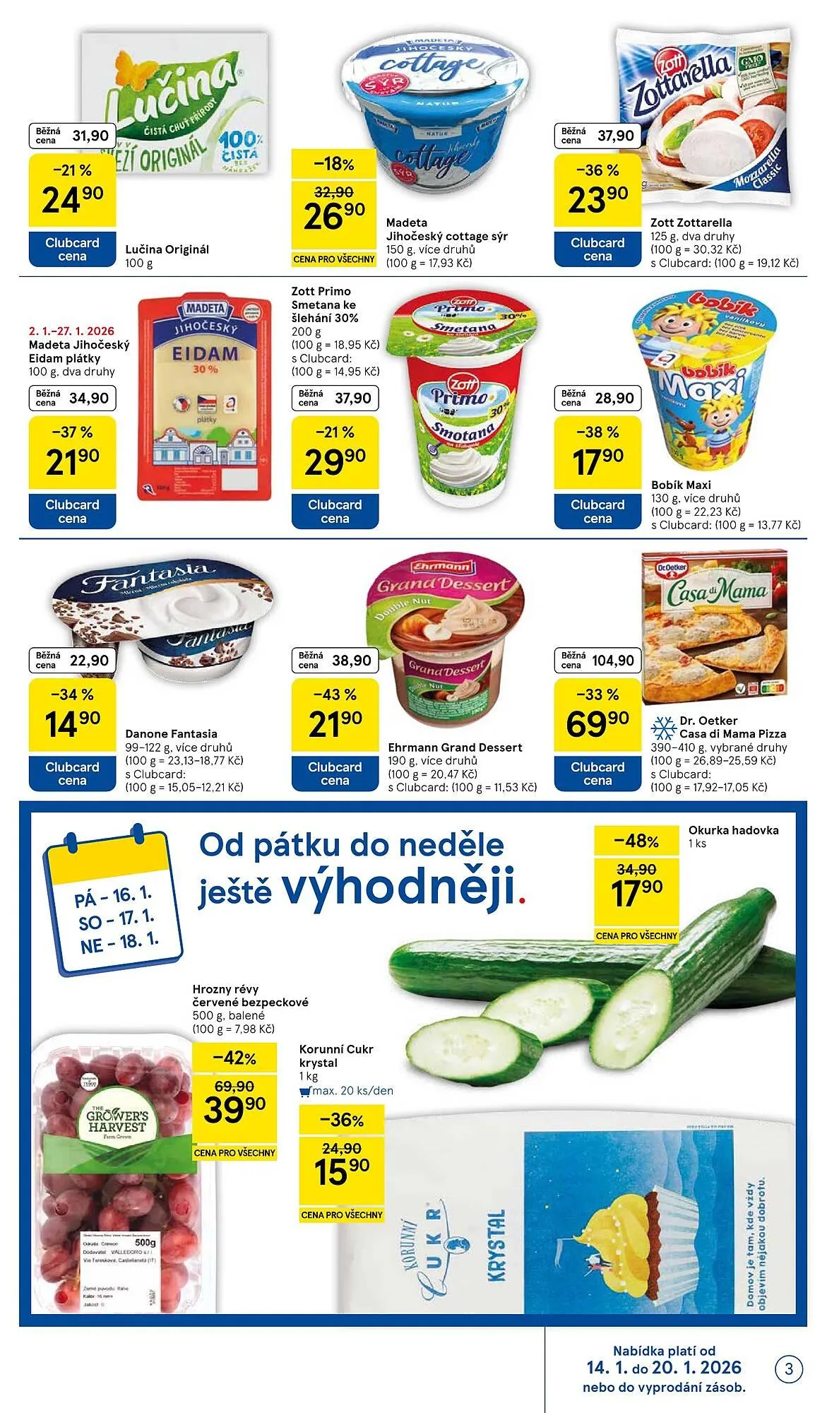 Tesco leták - 14. ledna 20. ledna 2026 - Page 3
