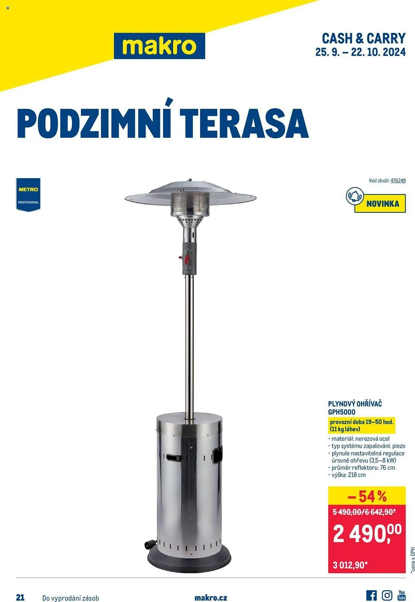 Makro leták - 25. září 22. října 2024 - Page 1