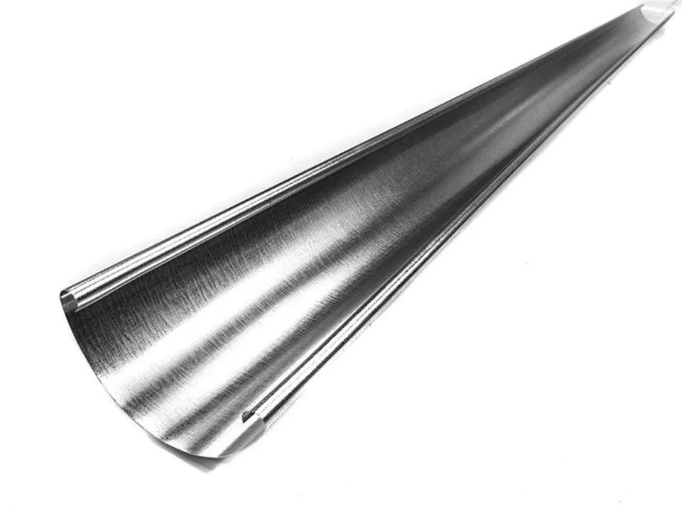 Žlab okapový pozink, L=4m, 125mm