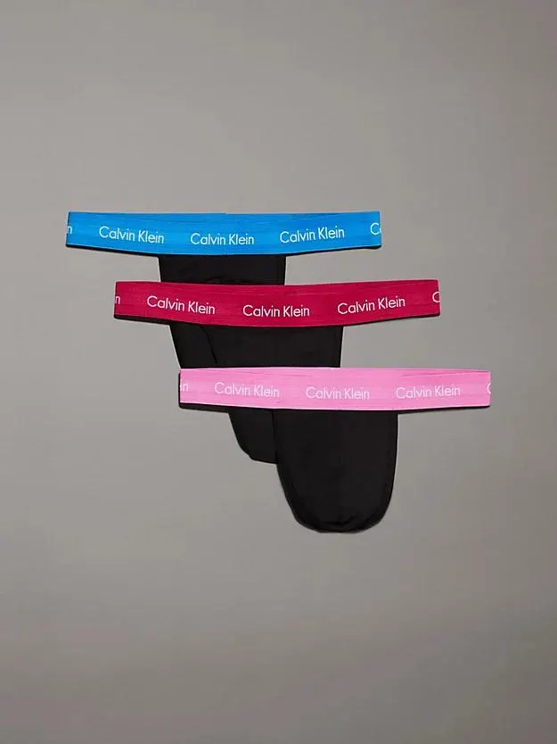 3 Pack Thongs - Cotton Stretch
