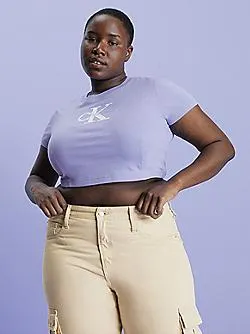 Cropped Monogram T-shirt