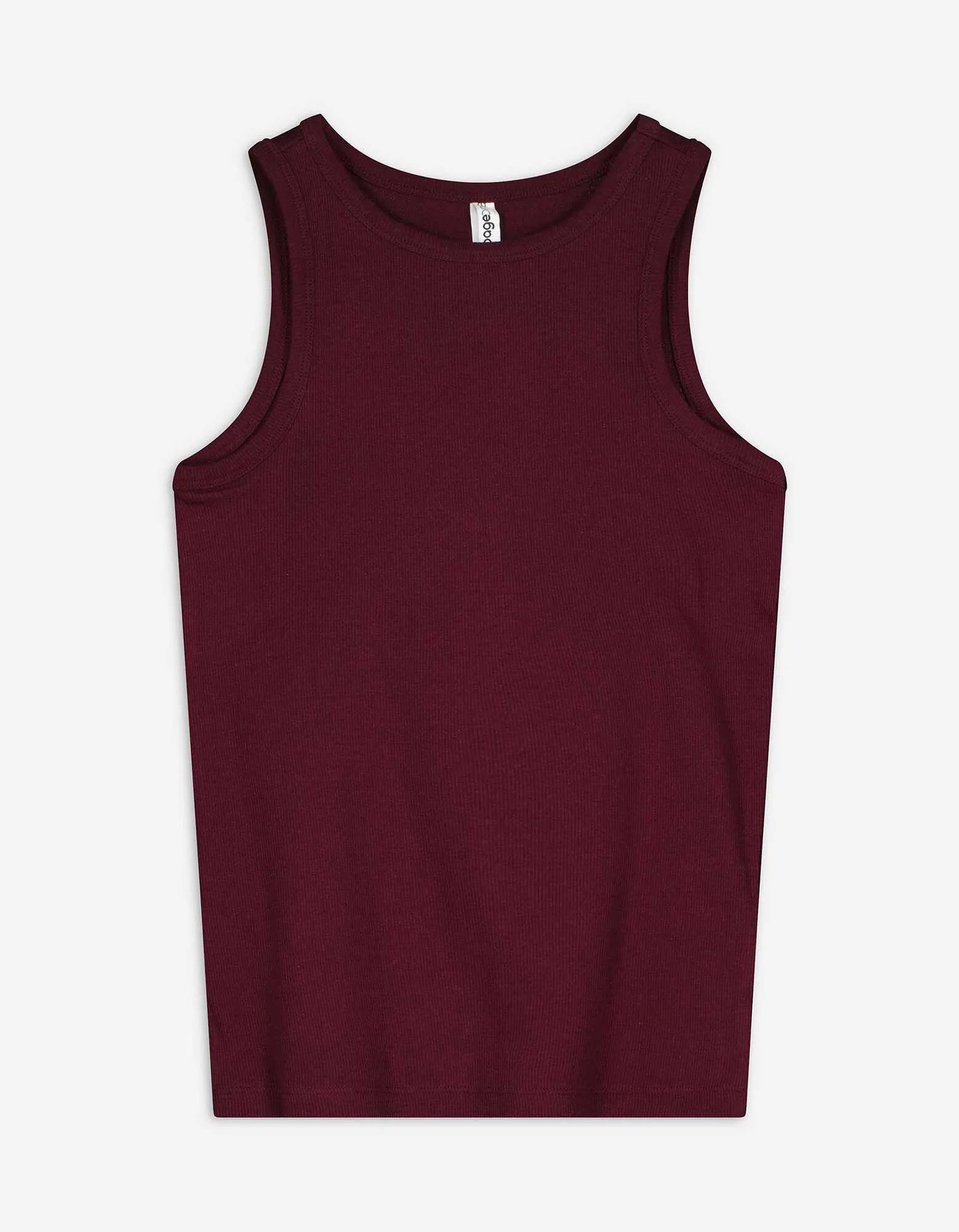 Top - Žebrová struktura - tm. lila