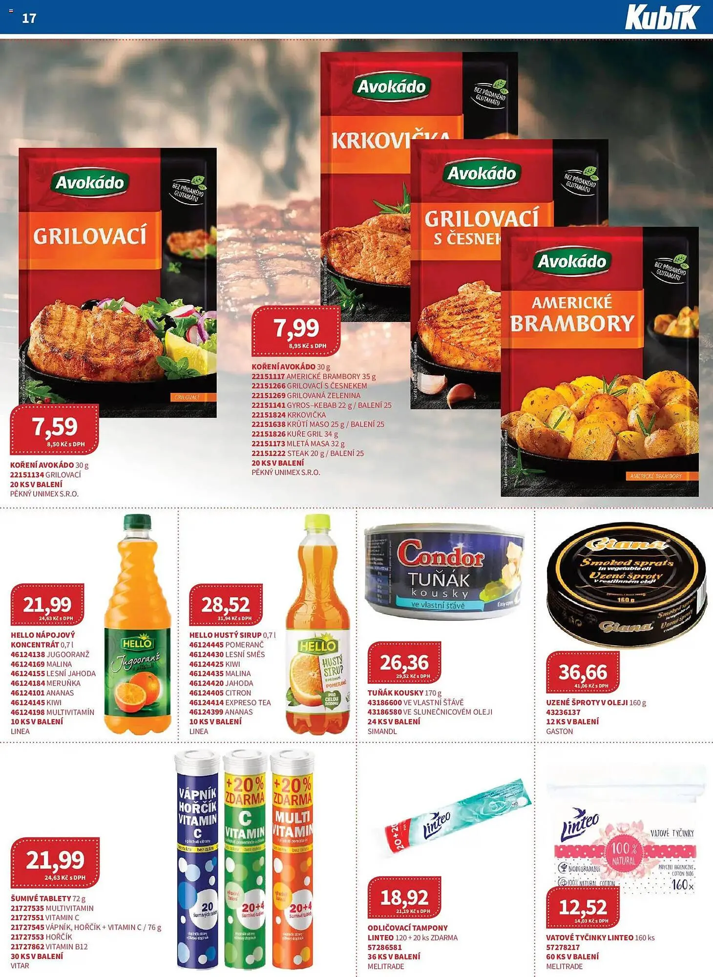 Kubík potraviny leták - 1. května 31. května 2026 - Page 17