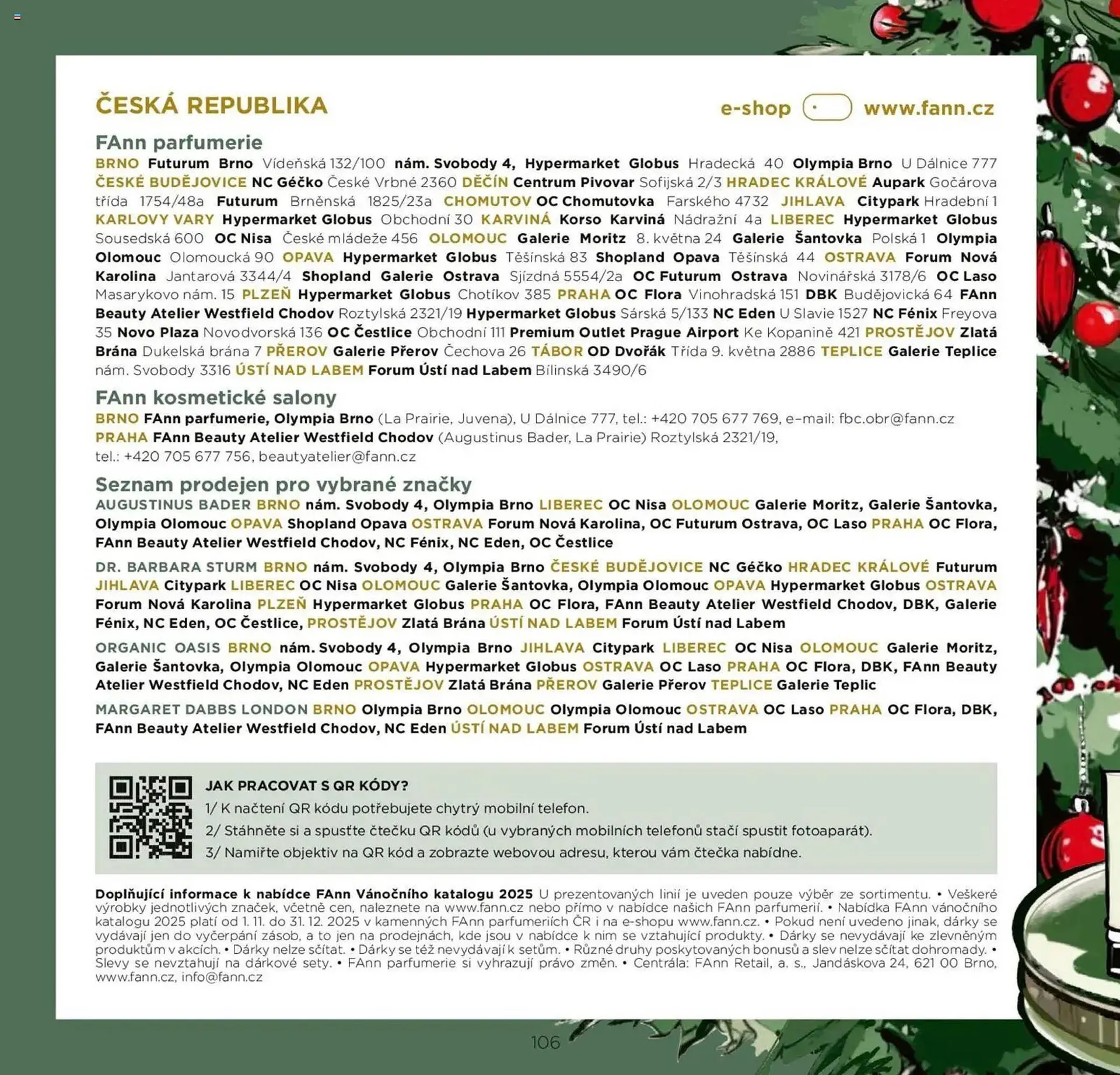 Fann Parfumerie leták - 30. října 31. prosince 2025 - Page 106