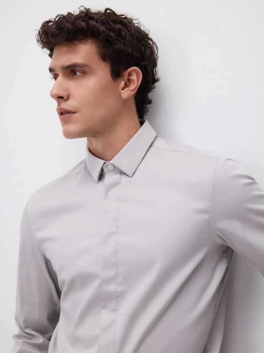 Hladká košile super slim fit