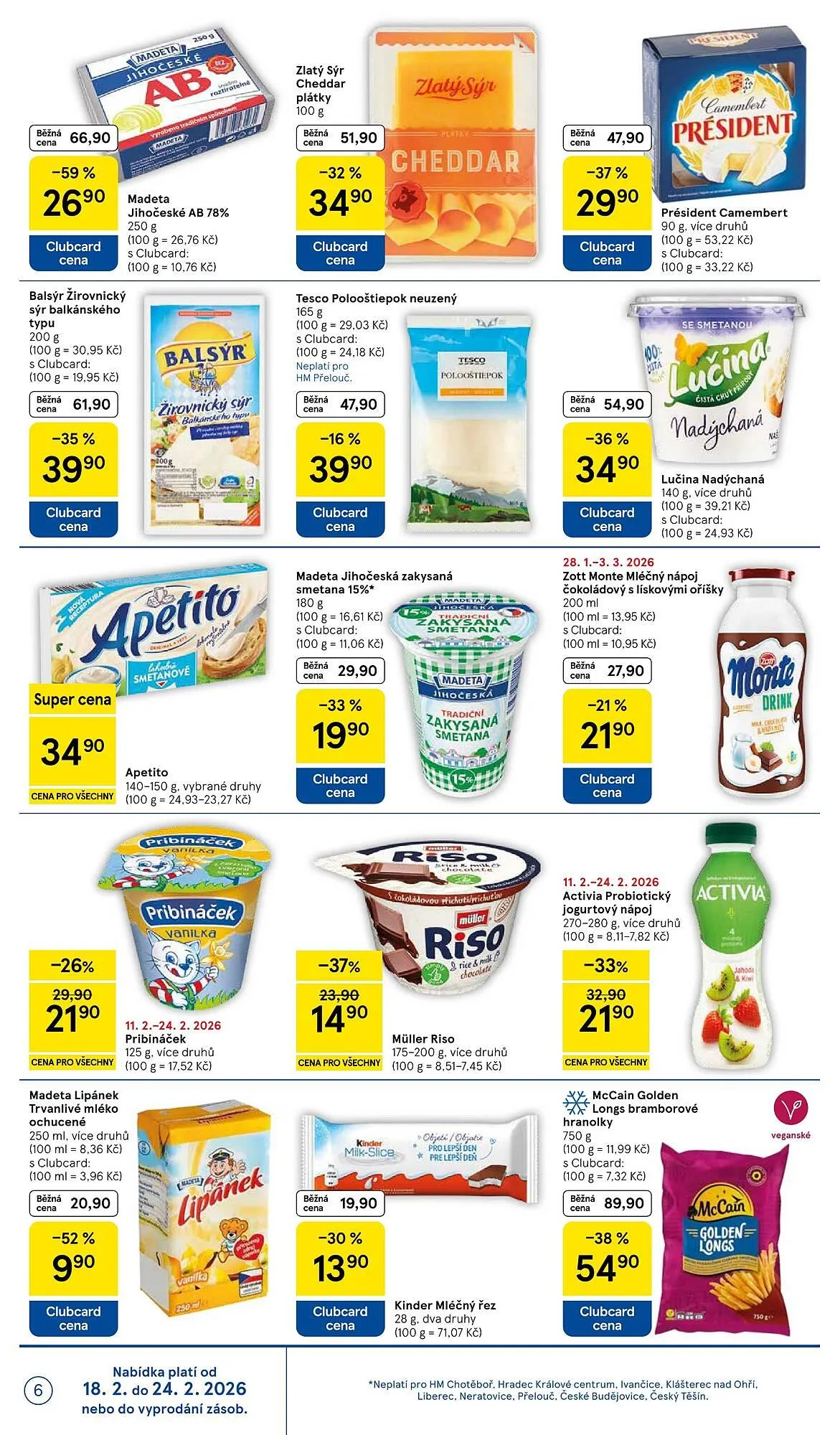 Tesco leták - 18. února 24. února 2026 - Page 6