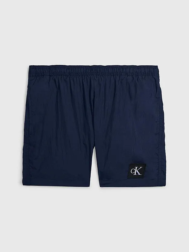 Medium zwemshort met trekkoord - CK Nylon