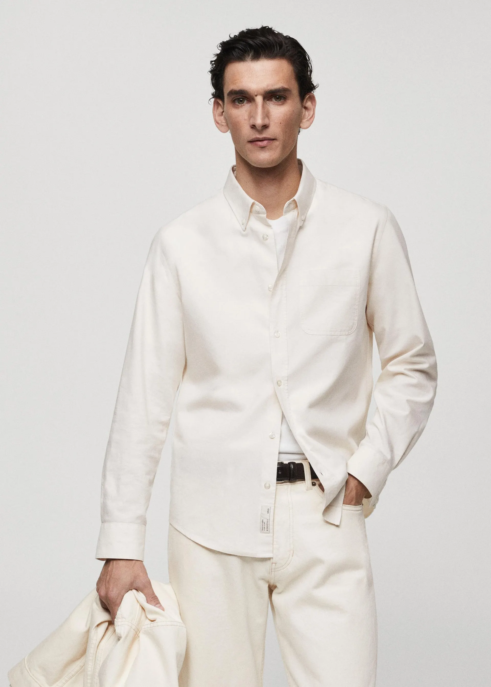 Bavlněná košile regular fit Oxford