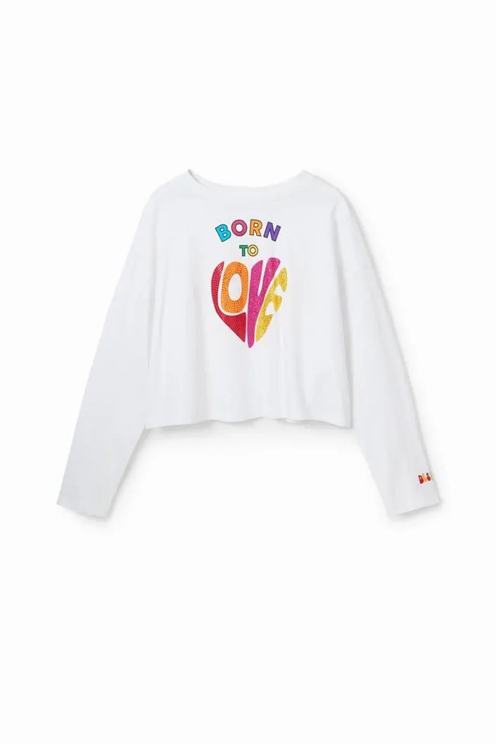 tričko Desigual Jamie blanco