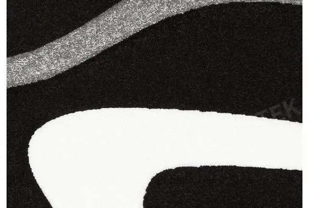 Koberec Diamond 120x170 cm, černobílý