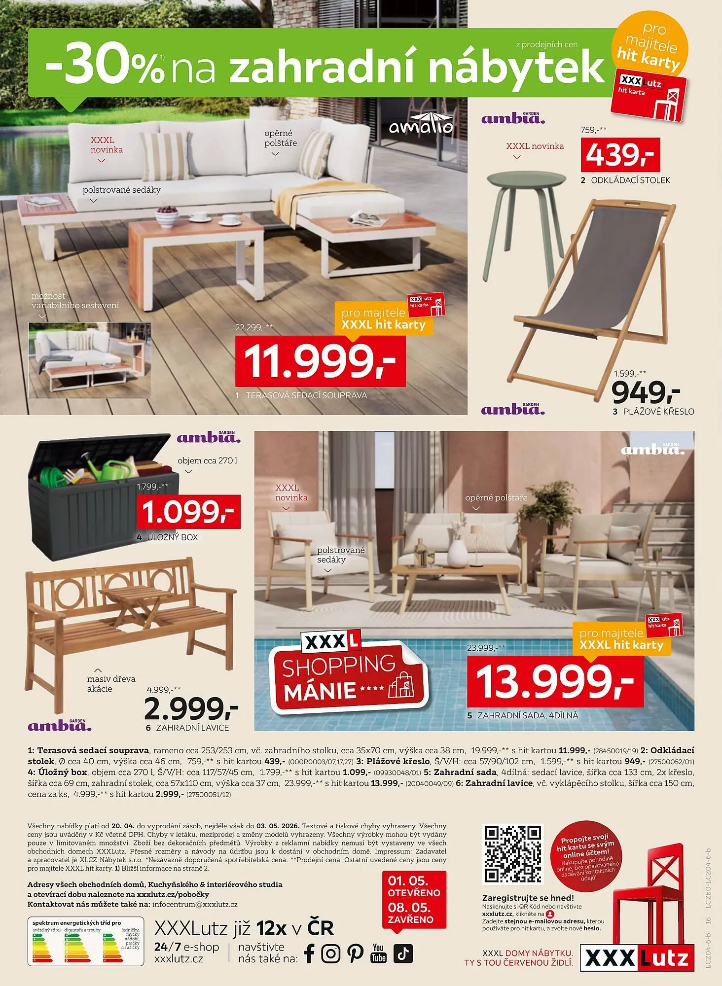 XXXLutz leták - 20. dubna 3. května 2026 - Page 16