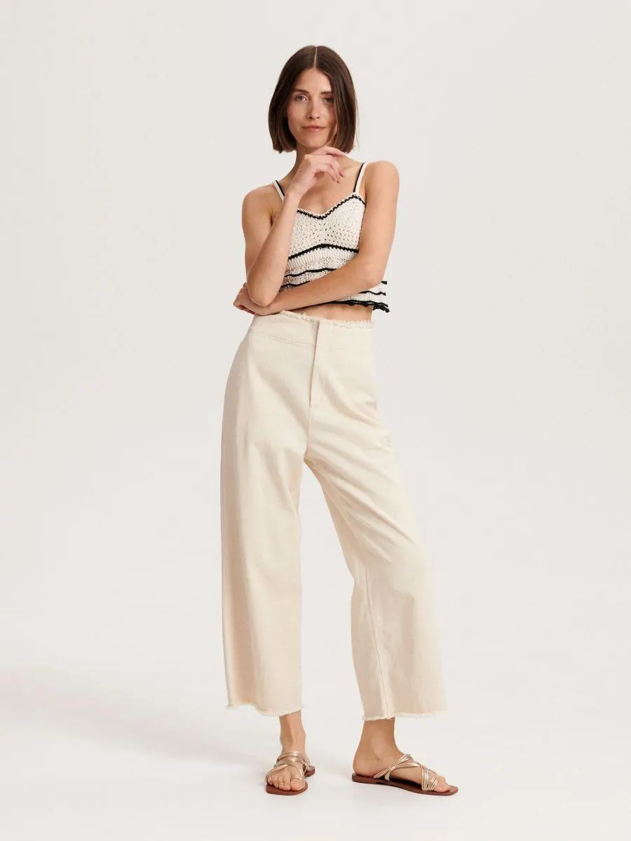 Kalhoty culotte