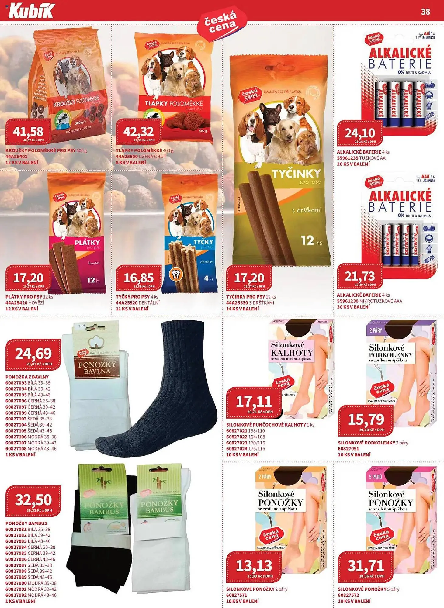 Kubík potraviny leták - 1. března 31. března 2026 - Page 38