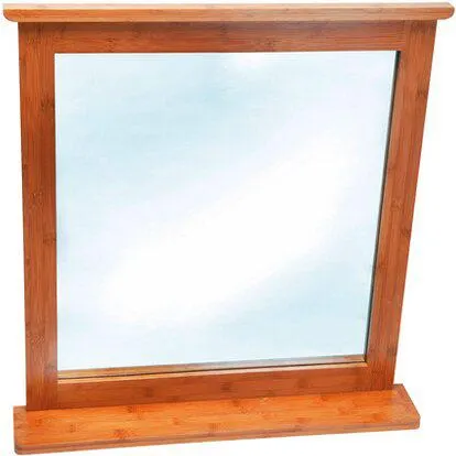 Eisl Zrcadlo s poličkou bambus, 70 x 67 cm