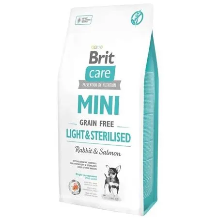 Brit Care Mini Grain Free Light & Sterilised 7 kg