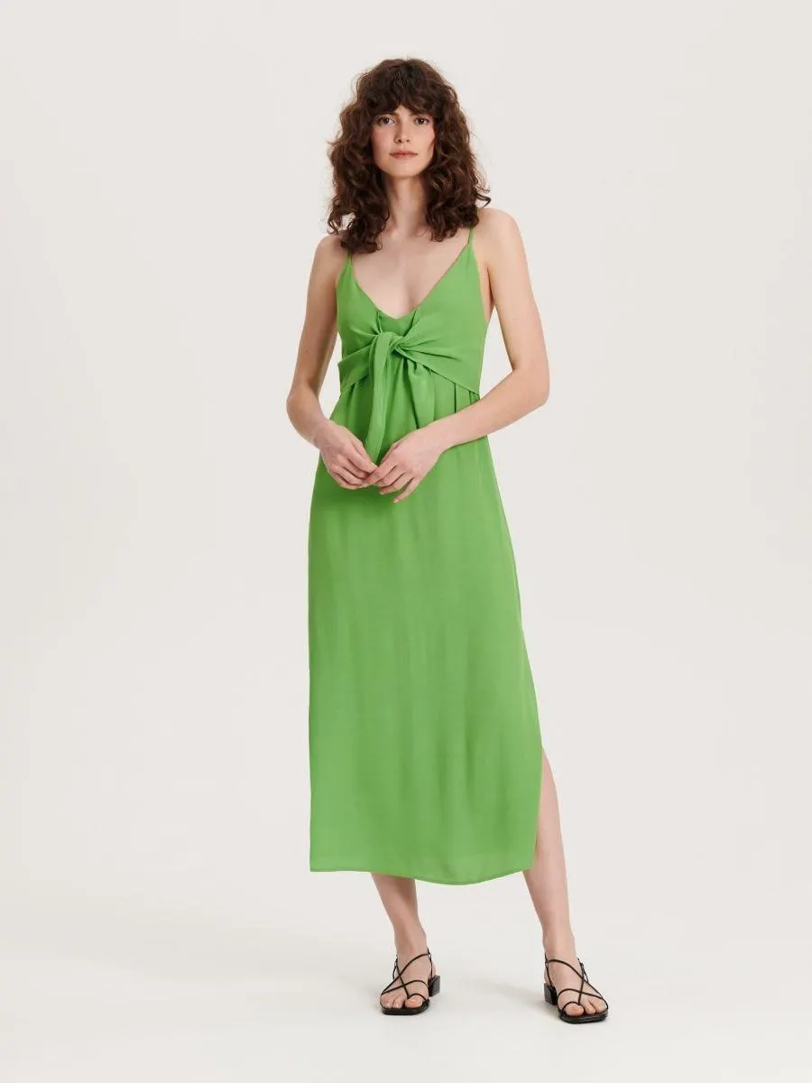 Midi šaty s vysokým podílem viskózy