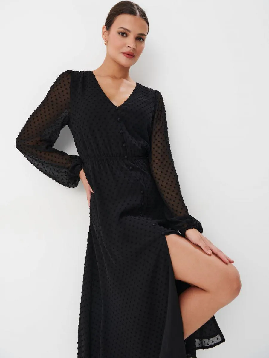 Rochie midi neagră