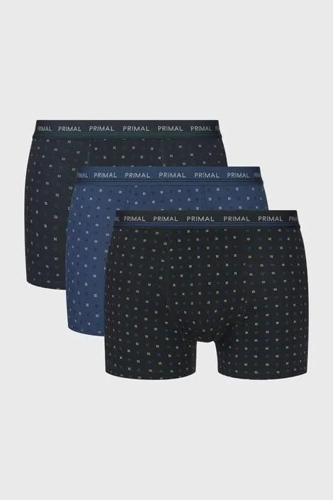 3PACK Boxerky Ervin - modročerná